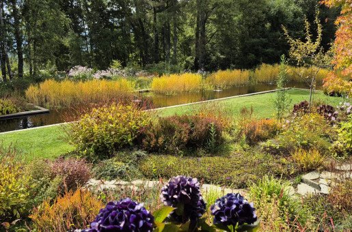 GARDEN-CENTERED ESCAPE - A natural pool embraced by blooming greenery