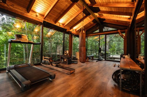 FULL GYM - Workout surrounded by nature, then unwind in the hot pool and cold plunge